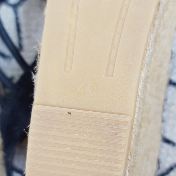 TONI PONS ORIGINAL Sitges Espadrille Sandal in Black Fabric, sz 9 / 40 - Picture 14 of 16